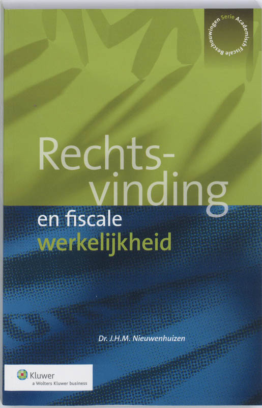 Omslag van Rechtsvinding en fiscale werkelijkheid