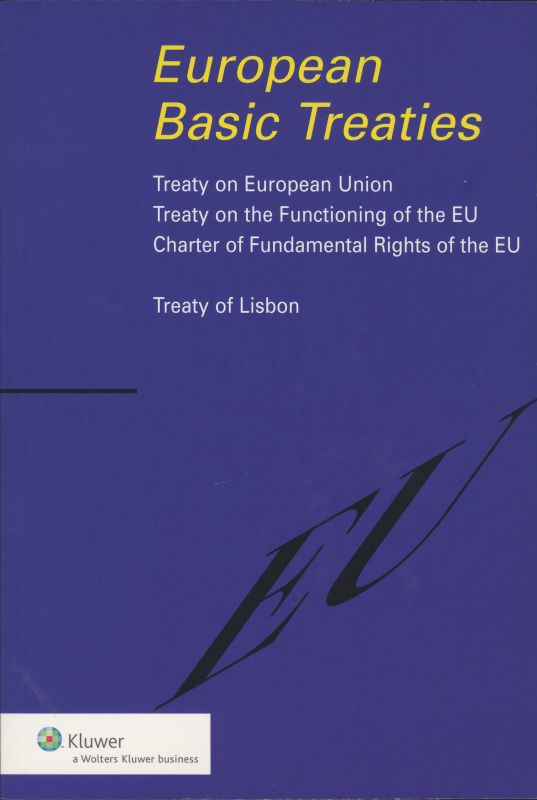 Omslag van European basic treaties