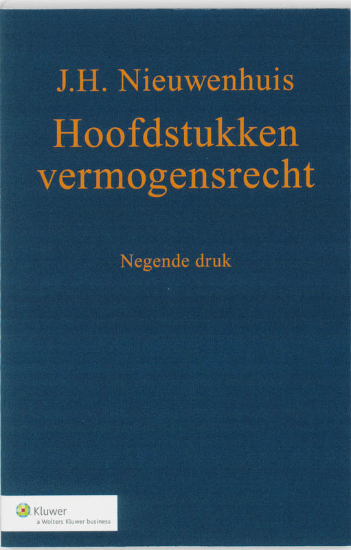 Omslag van Hoofdstukken vermogensrecht