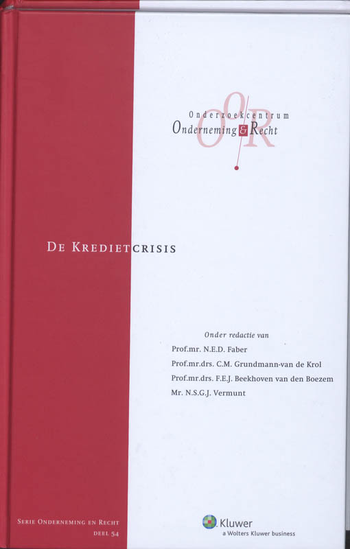 Omslag van De kredietcrisis