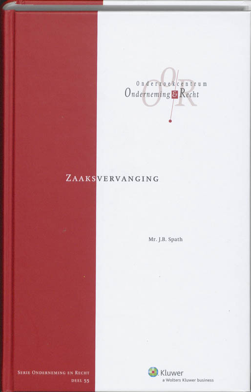 Omslag van Zaaksvervanging
