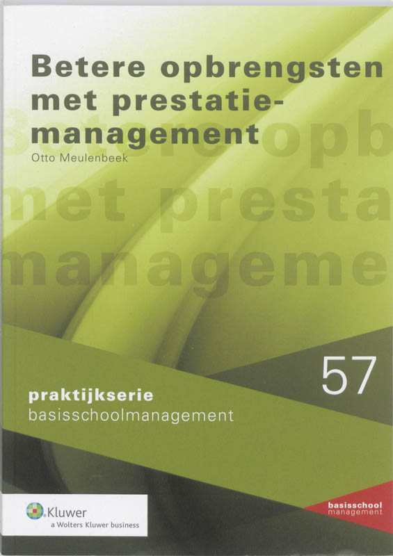 Omslag van Betere opbrengsten met prestatiemanagement