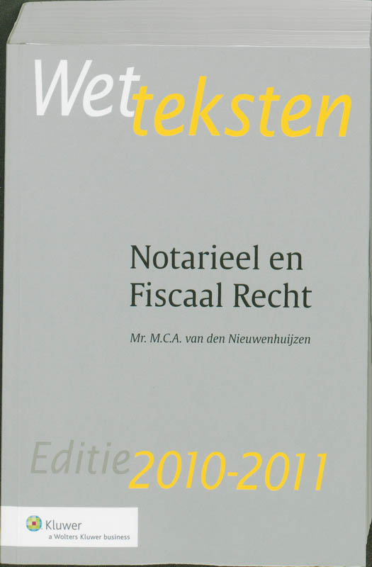Omslag van editie 2010-2011