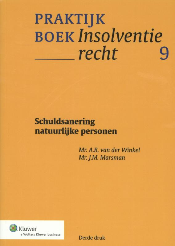 Omslag van Schuldsanering van natuurlijke personen