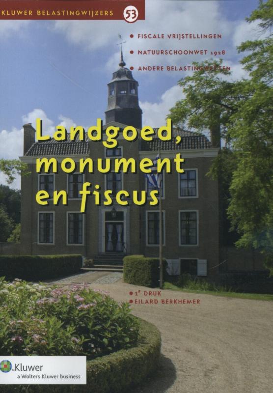 Omslag van Landgoed, monument en fiscus