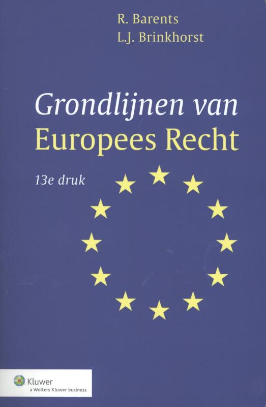 Omslag van Grondlijnen van Europees recht