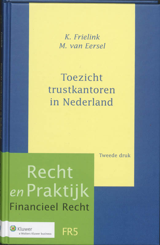 Omslag van Toezicht trustkantoren in Nederland