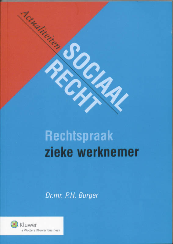 Omslag van Rechtspraak zieke werknemer