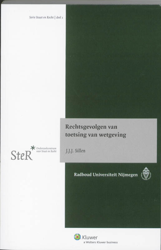Omslag van Rechtsgevolgen van toetsing van wetgeving