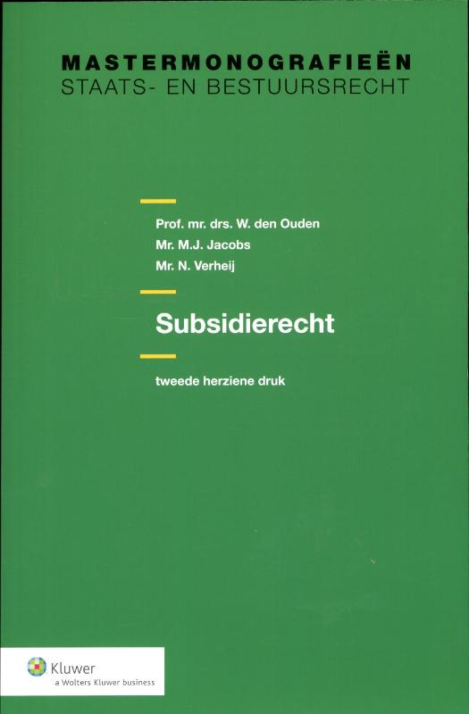 Omslag van Subsidierecht