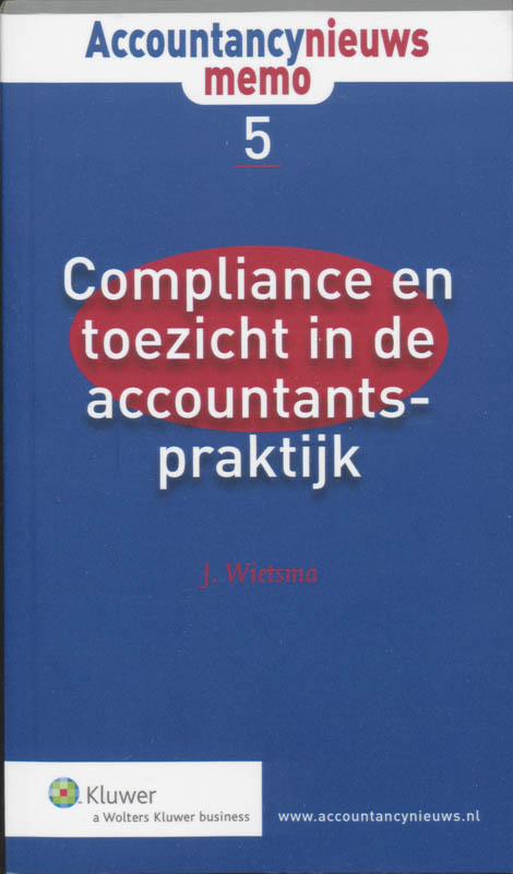 Omslag van Compliance en toezicht in de accountantspraktijk