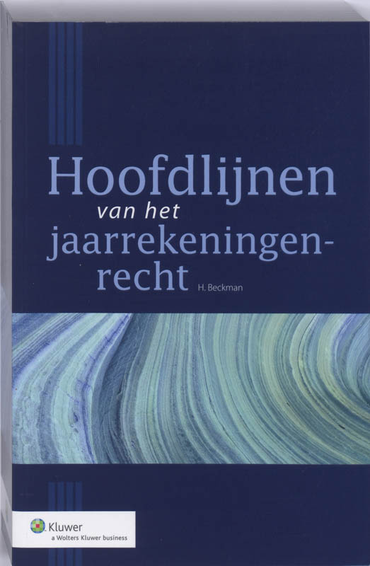 Omslag van Hoofdlijnen van het jaarrekeningenrecht