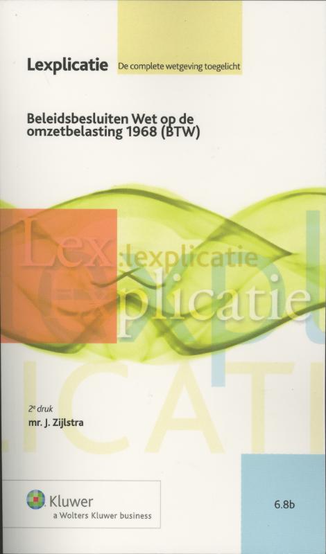 Omslag van Beleidsbesluiten Wet op de omzetbelasting 1968 (BTW)