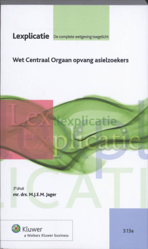 Omslag van Wet Centraal Orgaan Opvang Asielzoekers