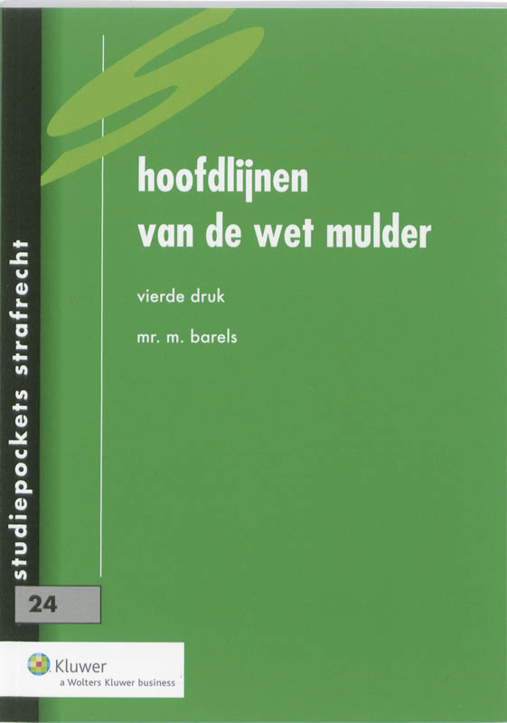 Omslag van Hoofdlijnen van de wet Mulder