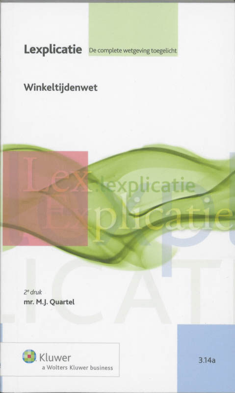 Omslag van Winkeltijdenwet