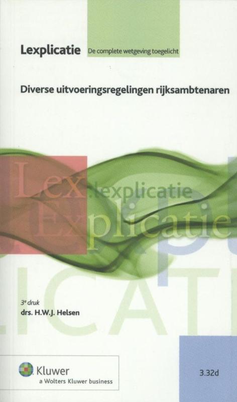 Omslag van Diverse uitvoeringsregelingen rijksambtenaren