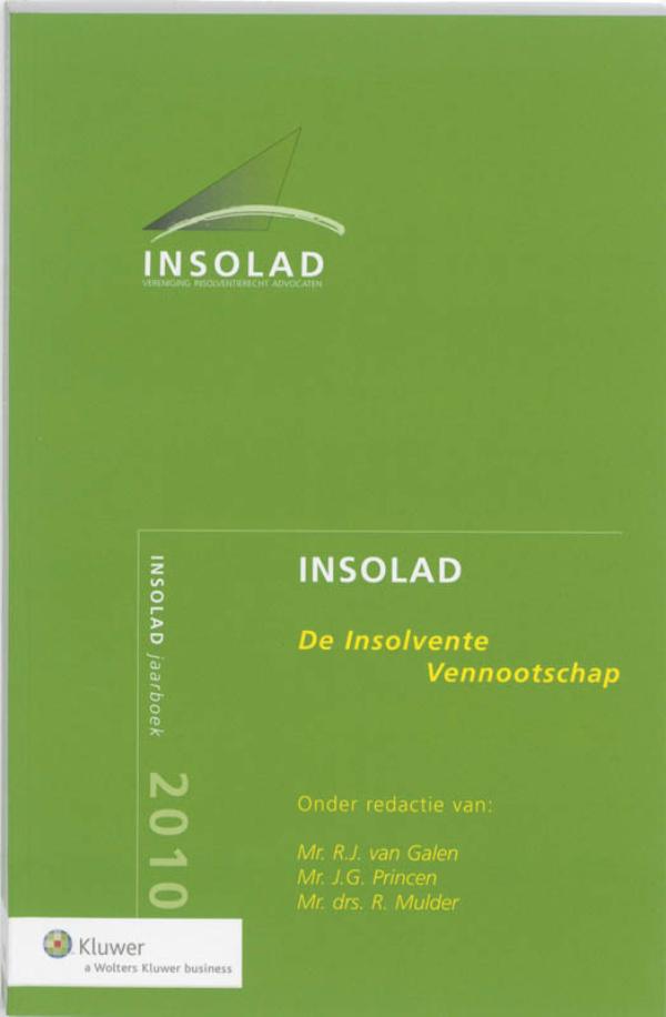 Omslag van De insolvente vennootschap