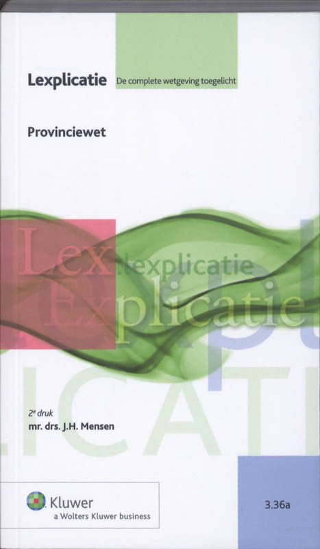 Omslag van Provinciewet
