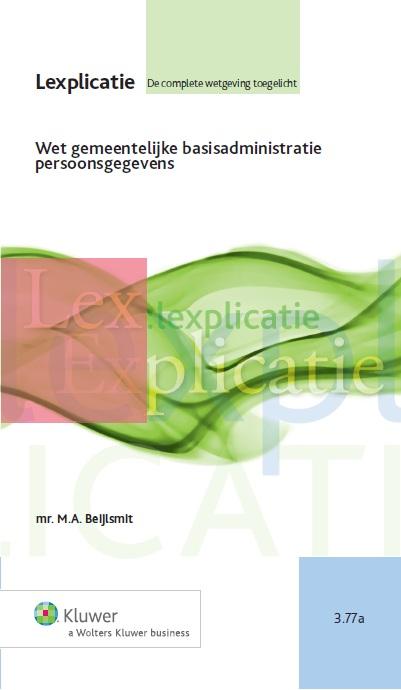 Omslag van Wet gemeentelijke basisadministratie persoonsgegevens