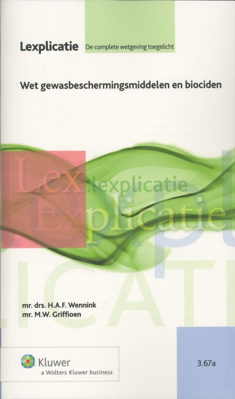 Omslag van Wet gewasbeschermingsmiddelen en biociden