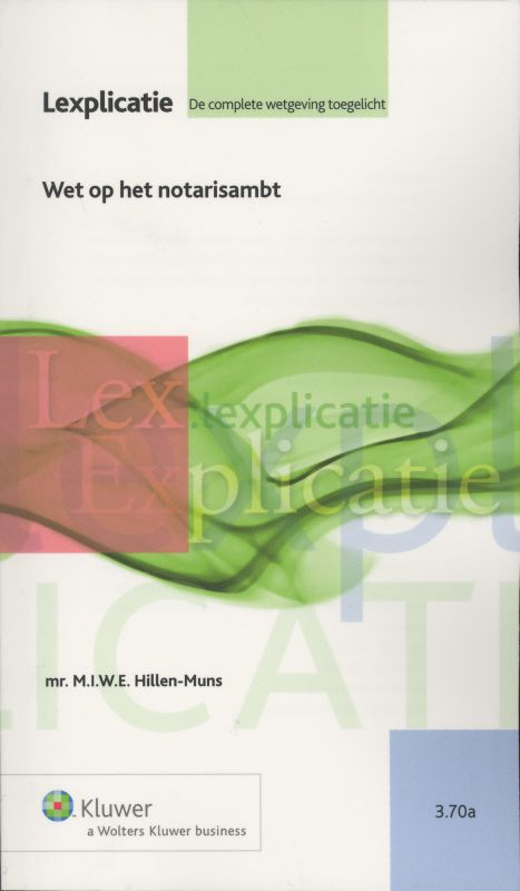 Omslag van Wet op het notarisambt