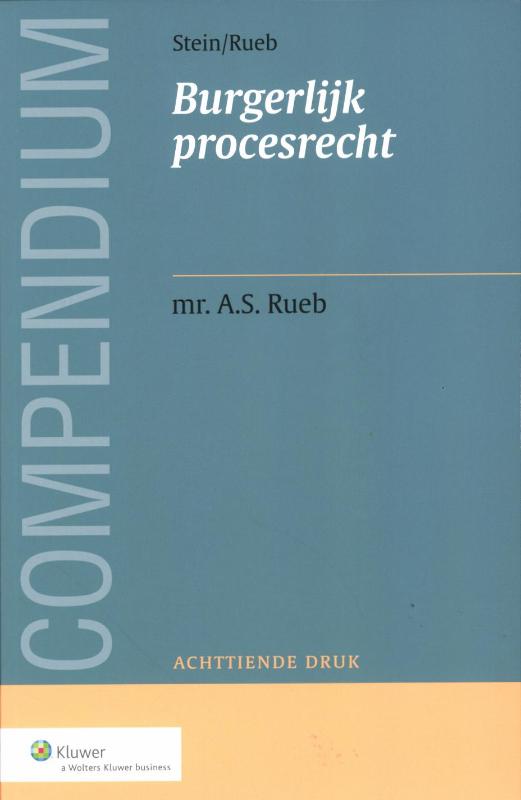 Omslag van Compendium van het burgerlijk procesrecht