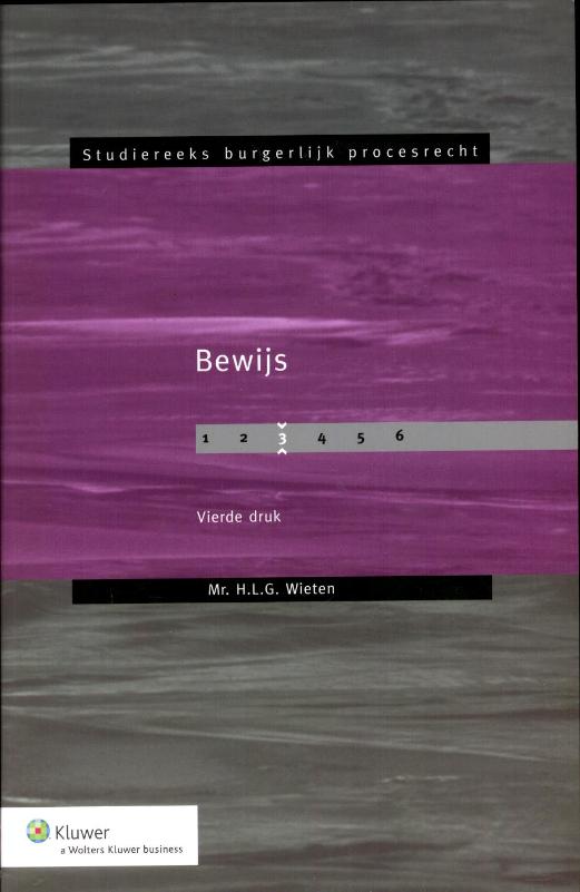Omslag van Bewijs