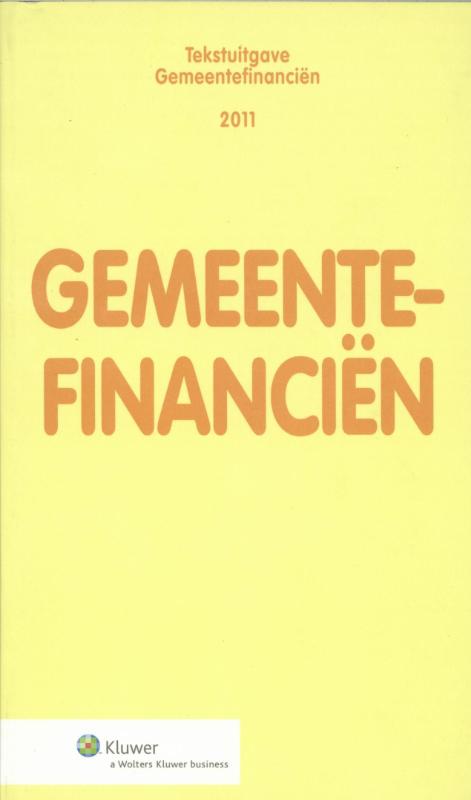 Omslag van Gemeentefinanciën