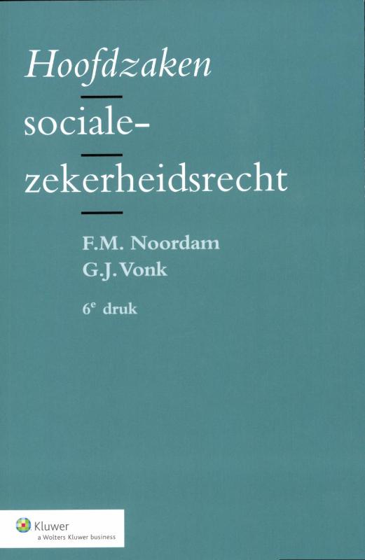 Omslag van Hoofdzaken socialezekerheidsrecht