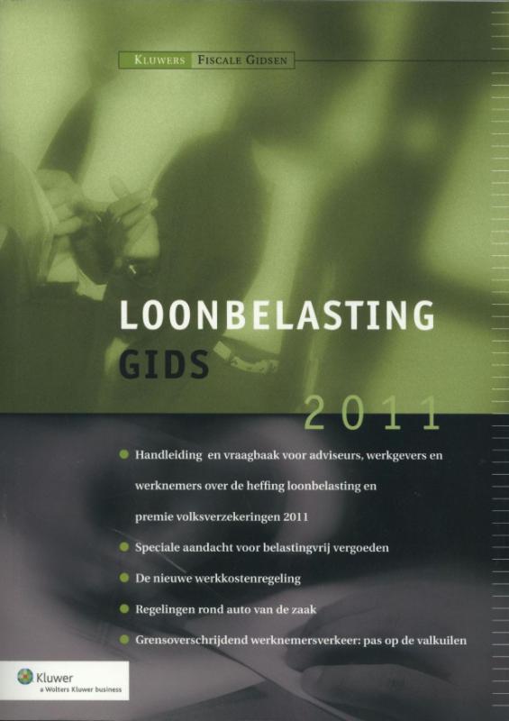 Omslag van Loonbelastinggids 2011
