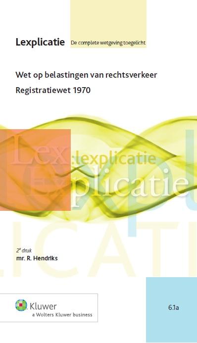 Omslag van Wet op belastingen van rechtsverkeer