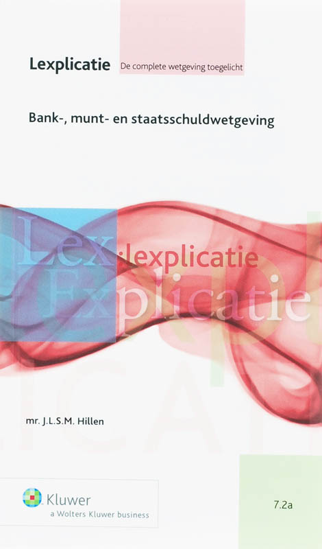 Omslag van Bank-, munt- en staatsschuldwetgeving