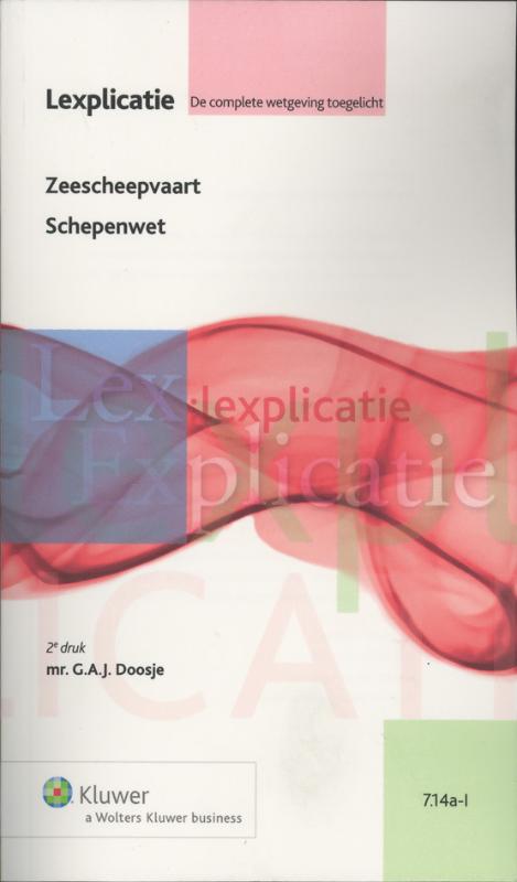 Omslag van Zeescheepvaart / Schepenwet