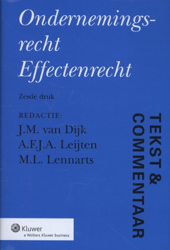 Omslag van Ondernemingsrecht Effectenrecht