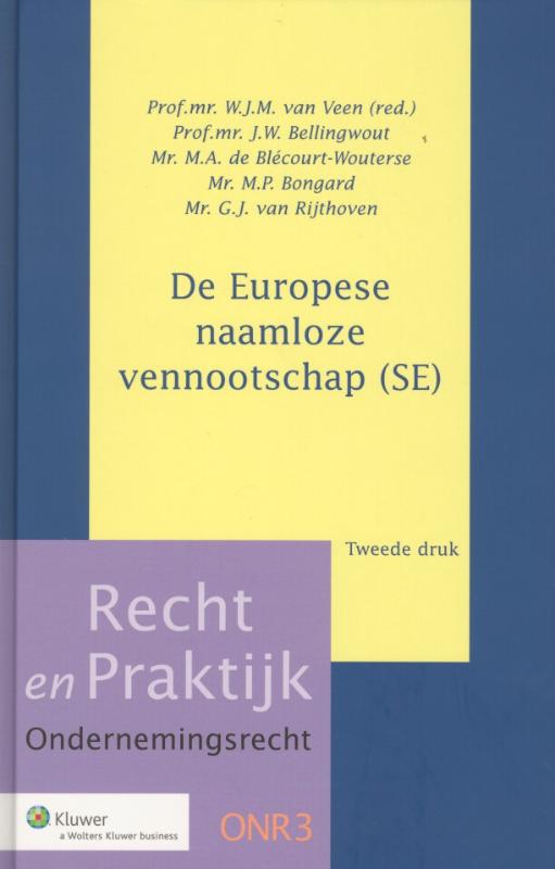 Omslag van De Europese naamloze vennootschap (SE)
