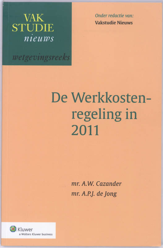 Omslag van De werkkostenregeling in 2011