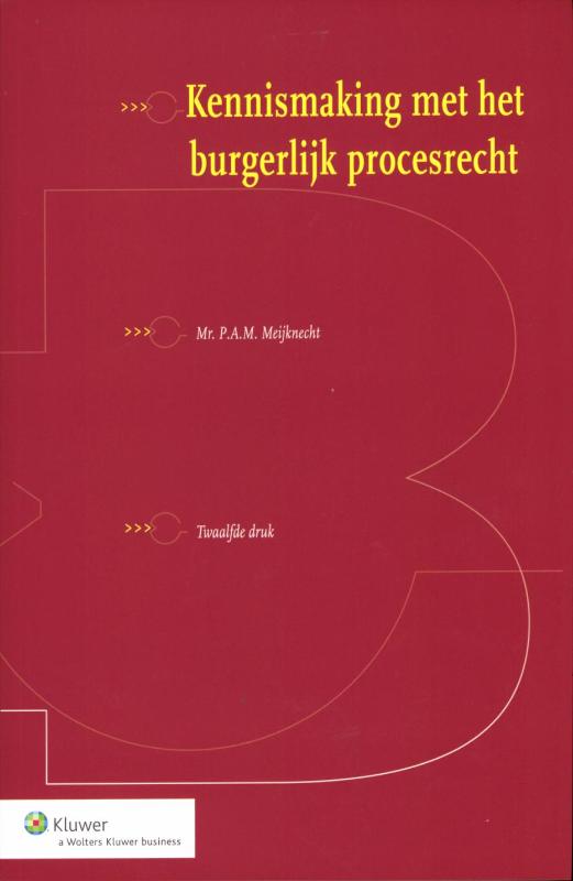 Omslag van Kennismaking met het burgerlijk procesrecht