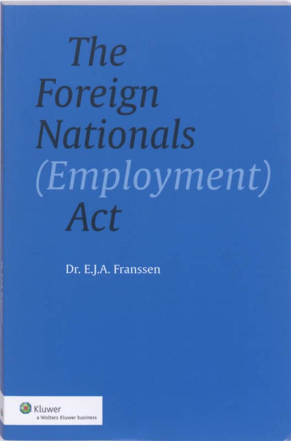 Omslag van The Foreign Nationals (Employment) Act