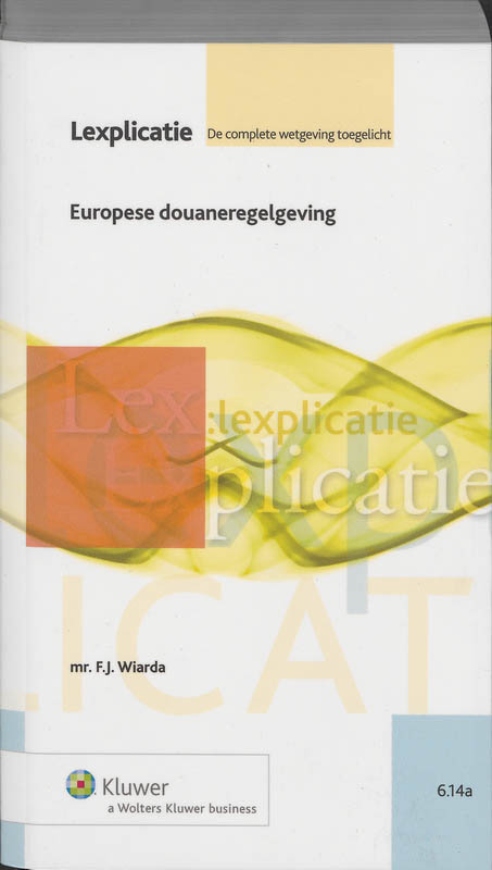 Omslag van Europese douaneregelgeving