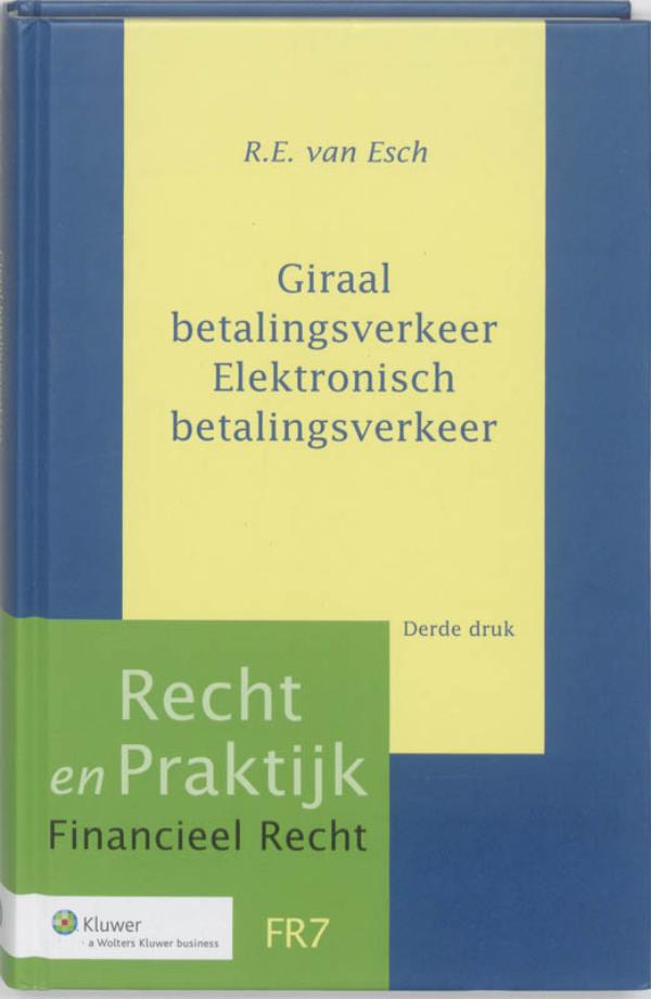 Omslag van Giraal betalingsverkeer/Elektronisch betalingsverkeer