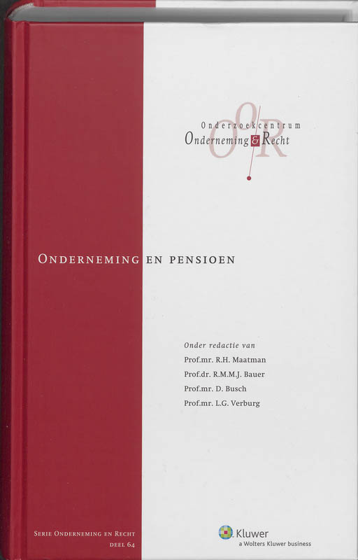 Omslag van Onderneming en pensioen