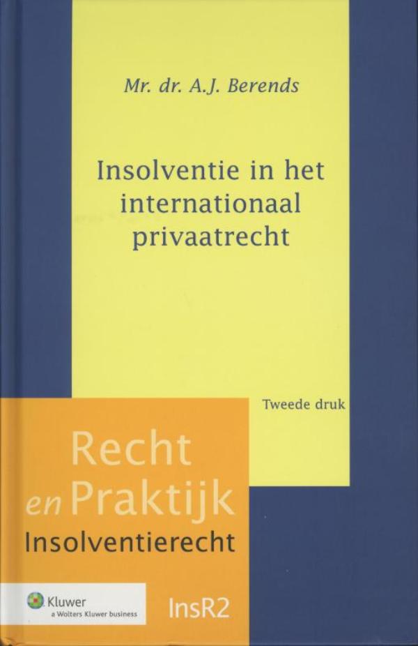 Omslag van Insolventie in het internationaal privaatrecht