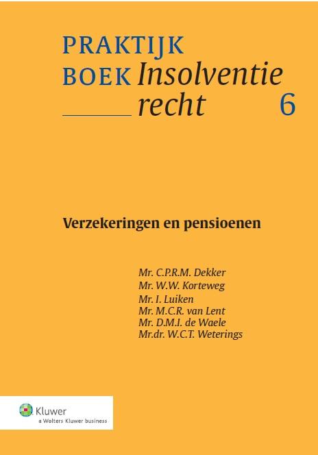 Omslag van Verzekeringen en pensioenen