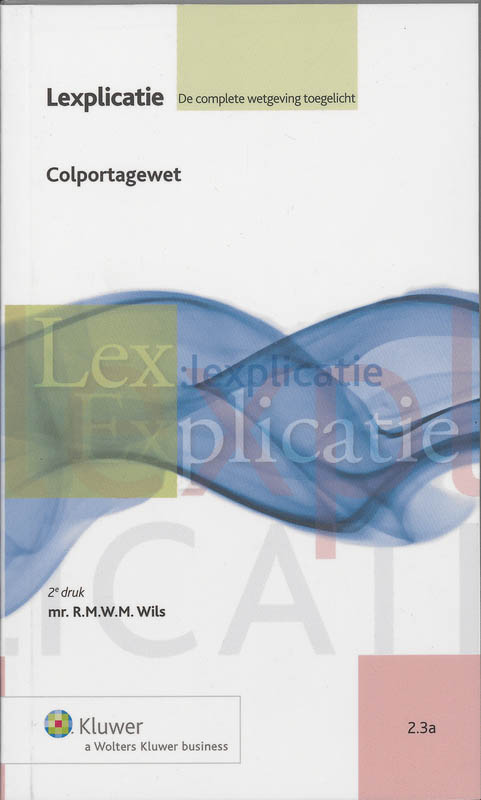 Omslag van Colportagewet