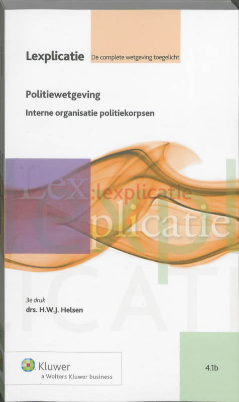 Omslag van Politiewetgeving
