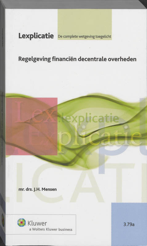 Omslag van Regelgeving financiën decentrale overheden
