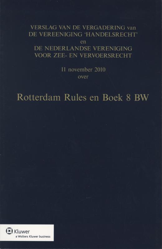 Omslag van Rotterdam Rules en Boek 8 BW