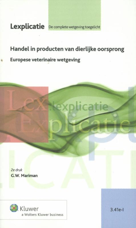 Omslag van Handel in producten van dierlijke oorsprong