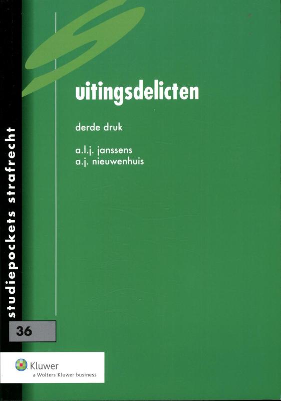Omslag van Uitingsdelicten